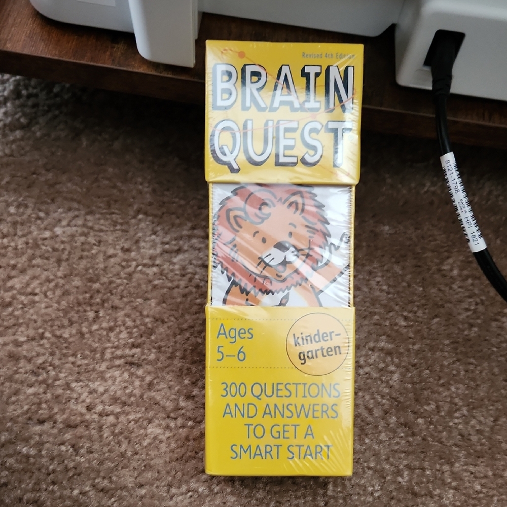 Brain Quest Kindergarten Card Set